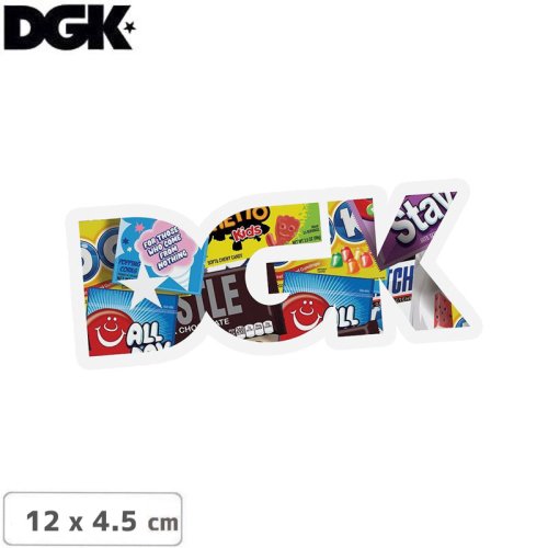 【ディージーケー DGK スケボー ステッカー】DGK CAVITIES STICKER 12 x 4.5cm NO119