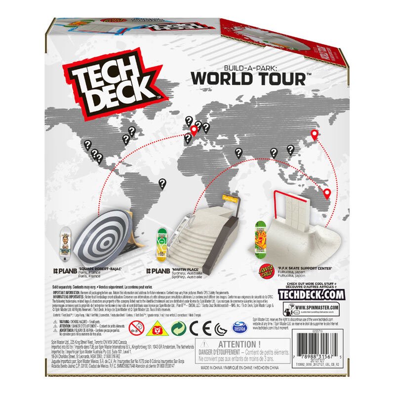 TECH DECK スケボー 指スケ フィンガーボード BUILD A PARK WORLD TOUR