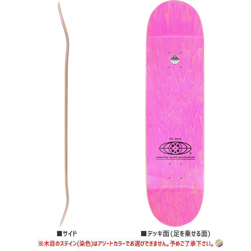 都内で プリミティブ Euro Slant Core Deck デッキ スケートボード スケボー 板 SKATEBOARD 単品 8.25 ブラック  fucoa.cl