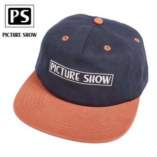 PICTURE SHOW ԥ㡼硼 ܡ åסVHS STRAPBACK HAT SLATE/COFFEE ͥӡ/֥饦 NO4