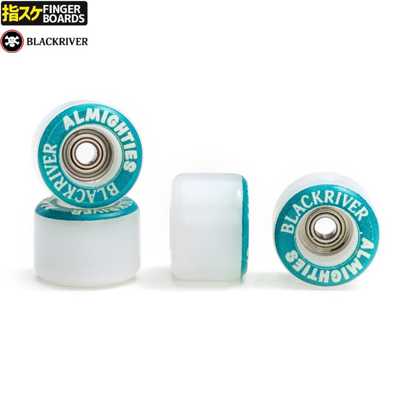 ブラックリバー BLACKRIVER 指スケ ALMIGHTIES WHEELS WHITE ウィール セット NO8