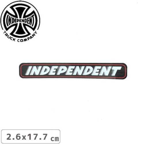 ڥǥڥǥ INDEPENDENT ܡ ƥåBAR STICKER 2.6 x17.7cm NO128