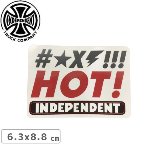 ڥǥڥǥ INDEPENDENT ܡ ƥåLETTER STICKER 6.3 x8.8cm NO130
