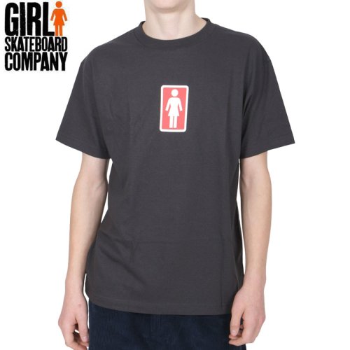 【ガール GIRL SKATEBOARD スケボー Tシャツ】OG TEE タールグレー NO331