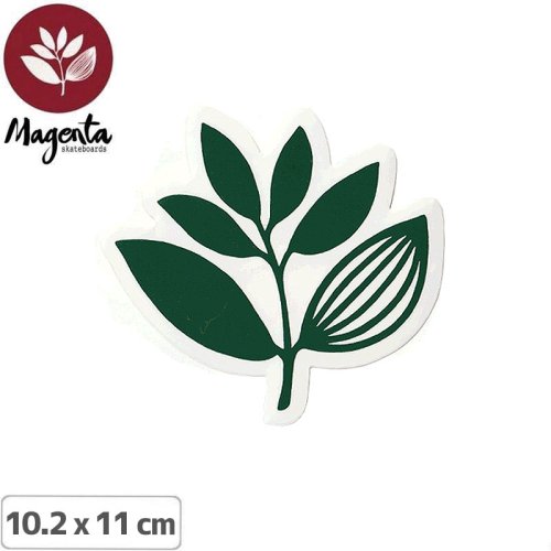【MAGENTA マゼンタ スケボー ステッカー】PLANT STICKER GREEN グリーン 10.2 x 11cm NO16
