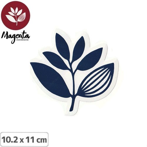 【MAGENTA マゼンタ スケボー ステッカー】PLANT STICKER NAVY ネイビー 10.2 x 11cm NO17