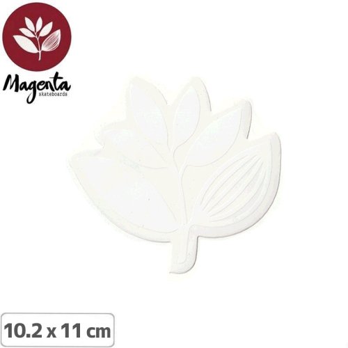 【MAGENTA マゼンタ スケボー ステッカー】PLANT STICKER WHITE ホワイト 10.2 x 11cm NO19