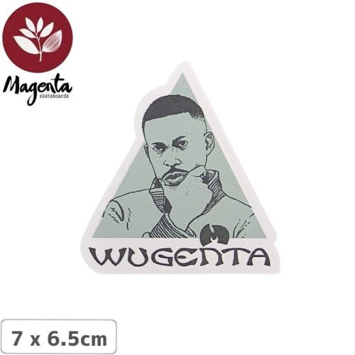 【MAGENTA マゼンタ スケボー ステッカー】STICKER トライアングル 7 x 6.5cm NO31