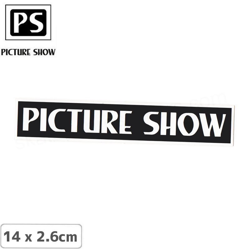 PICTURE SHOW ԥ㡼硼 ܡ ƥåVHS LOGO STICKER 14 x 2.6cm NO2