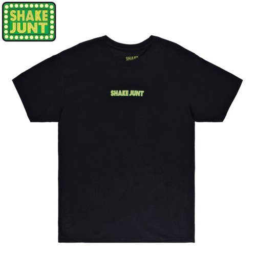 【シェイクジャント SHAKE JUNT Tシャツ】MINI STRETCH TEE BLACK ブラック NO31