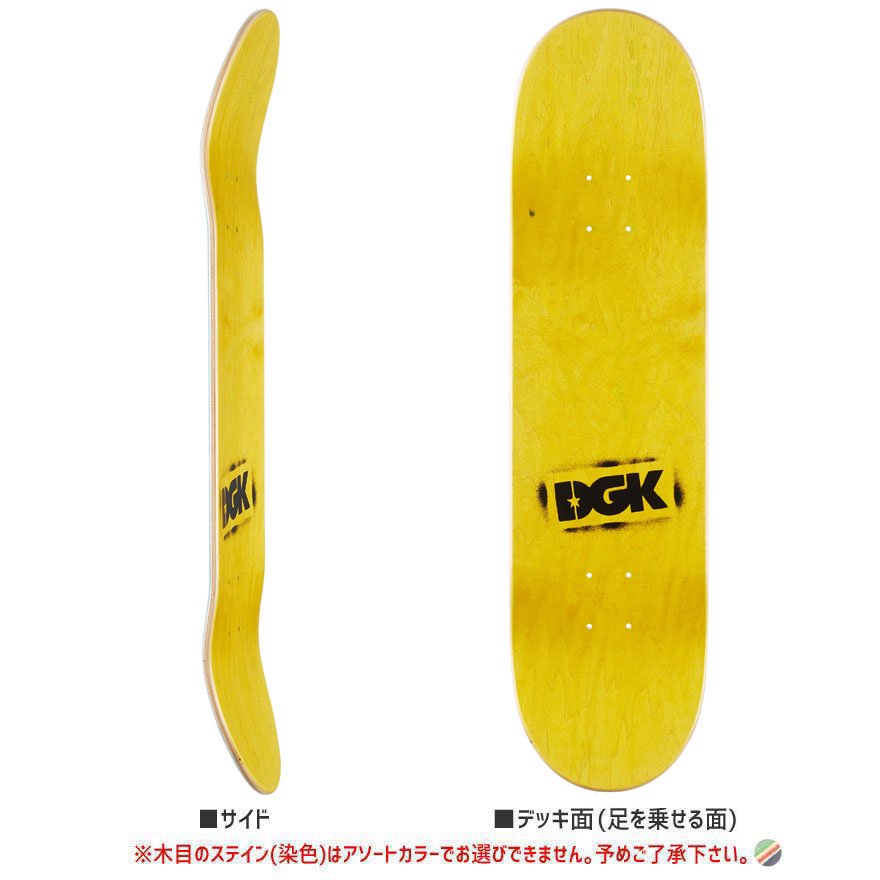 DGK スケートボードデッキ 8.5 新品未使用品 【超安い】 feeds.oddle