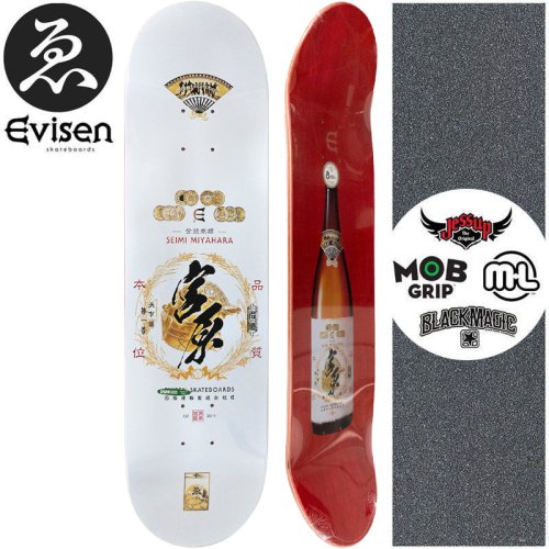 【EVISEN エビセン スケートボード デッキ】ゑびせん SEIMI SAKE DECK【8.125インチ】NO105