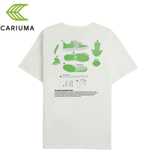 【CARIUMA カリウマ スケートボード Tシャツ】DNA OF CATIBA PRO T-SHIRT オフホワイト NO8
