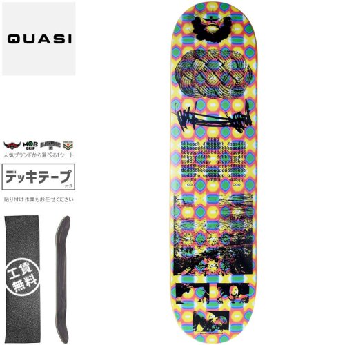 【QUASI クワージー スケートボード デッキ】WALLPAPER A DECK【8.0インチ】NO1