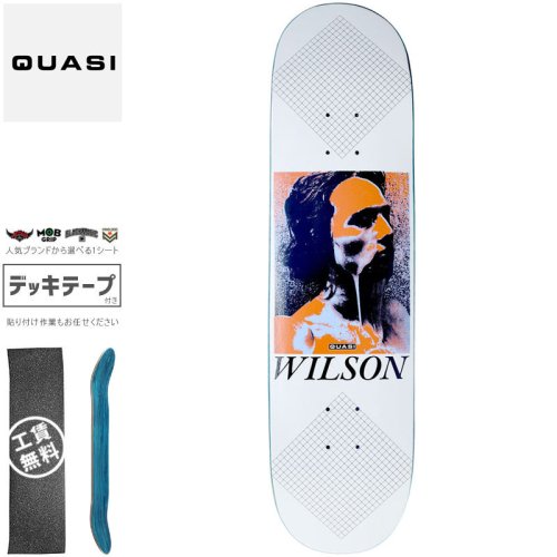 【QUASI クワージー スケートボード デッキ】WILSON SKIN CARE DECK【8.125インチ】NO5