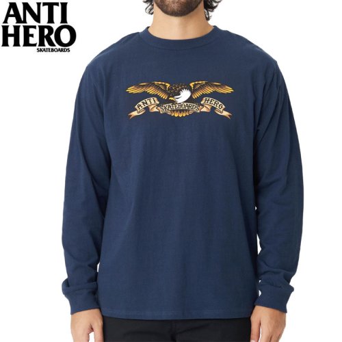 アンタイヒーロー ANTIHERO スケボー ロンT EAGLE LONG