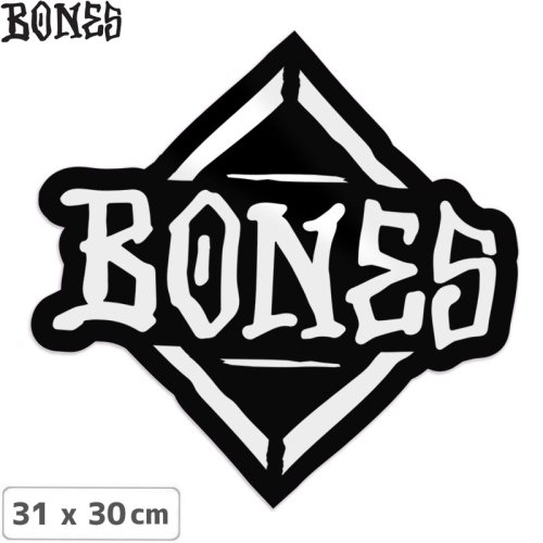 【ボーンズ BONES スケボー ステッカー】DIAMOND STICKER 31ｘ30cm NO65