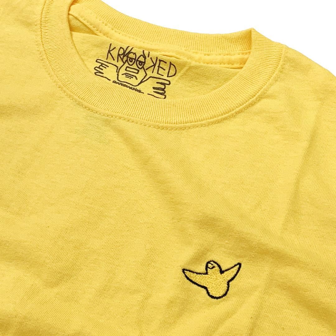 クルックド KROOKED スケボーTシャツ OFFICHAULY FREE TEE