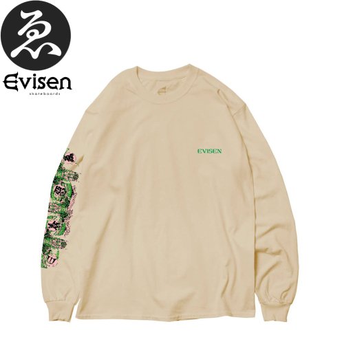 EVISEN エビセン スケボー ロング Tシャツ RECTANGLE LONG SLEEVE TEE