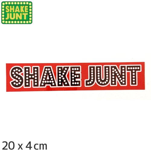 ڥ SHAKE JUNT ܡ ƥåSTRETCH LOGO HOLIDAY 22 STICKER 20 x 4cm åx֥å NO58