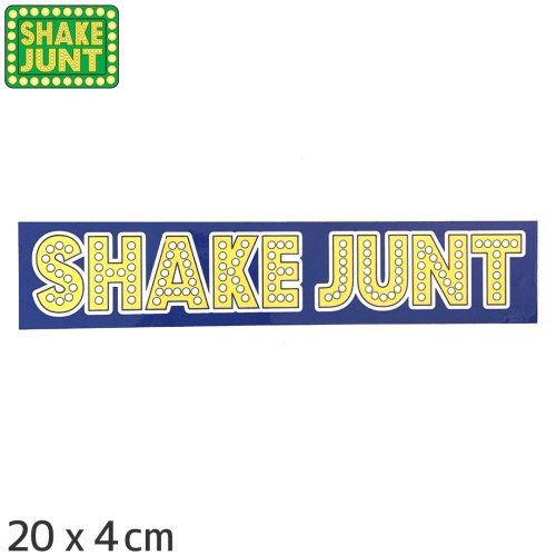 ڥ SHAKE JUNT ܡ ƥåSTRETCH LOGO HOLIDAY 22 STICKER 20 x 4cm ֥롼x NO59