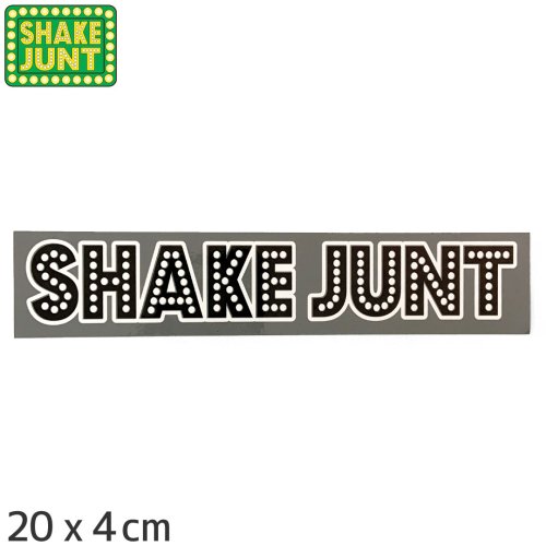 ڥ SHAKE JUNT ܡ ƥåSTRETCH LOGO HOLIDAY 22 STICKER 20 x 4cm 졼x֥å NO60