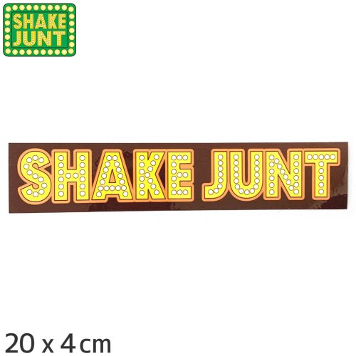 ڥ SHAKE JUNT ܡ ƥåSTRETCH LOGO HOLIDAY 22 STICKER 20 x 4cm ֥饦x NO61