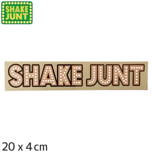 ڥ SHAKE JUNT ܡ ƥåSTRETCH LOGO HOLIDAY 22 STICKER 20 x 4cm  NO62