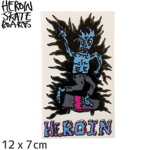 【ヘロイン HEROIN スケボー ステッカー】HOLIDAY 22 STICKER #4 12 x 7cm NO58
