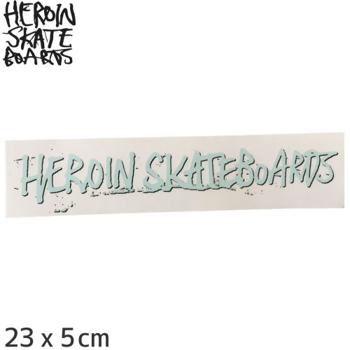 heroin skateboards トップ ステッカー