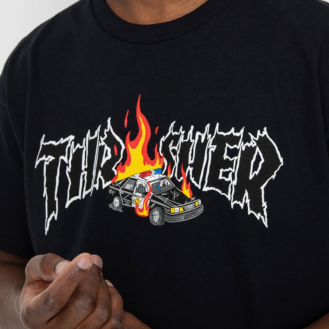 Thrasher x Venture コラボTシャツ♪XL ブラック
