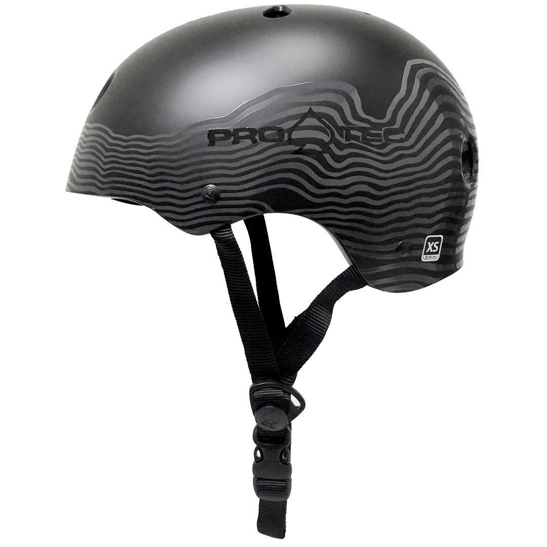 PRO-TEC プロテック スケボー ヘルメット CLASSIC SKATE CERTIFIED VOLCOM MAG VIBES HELMET  ブラック NO8