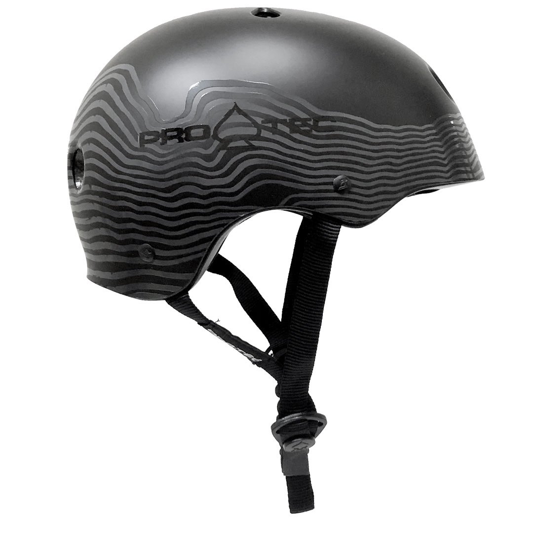 PRO-TEC プロテック スケボー ヘルメット CLASSIC SKATE CERTIFIED VOLCOM MAG VIBES HELMET  ブラック NO8