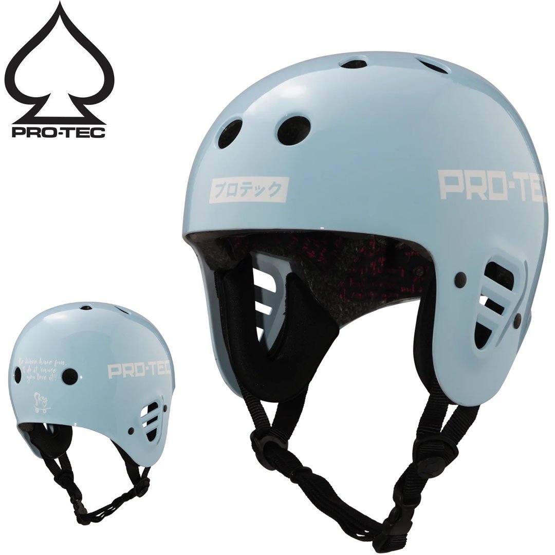 PRO-TEC プロテック スケボー ヘルメット FULL CUT CERTIFIED HELMET SKY BROWN BLUE ブルー NO17