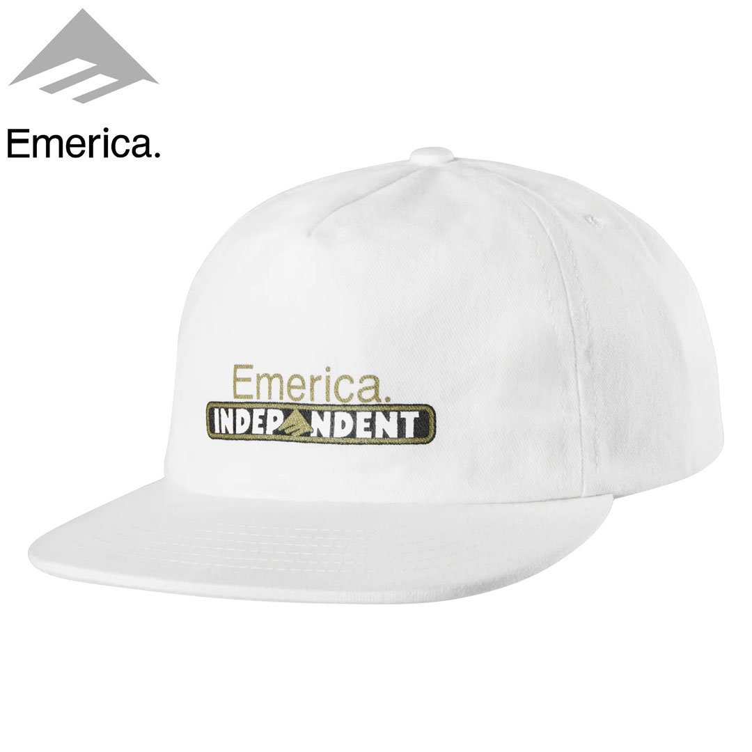 エメリカ EMERICA スケボー キャップ INDEPENDENT BAR SNAPBACK HAT