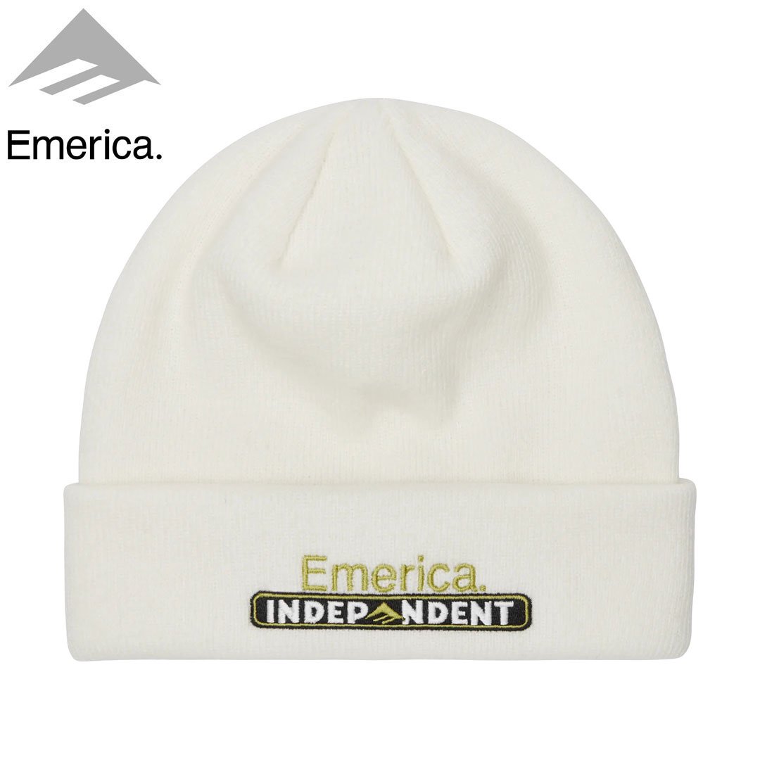 エメリカ EMERICA スケボー ニットキャップ INDEPENDENT BAR BEANIE