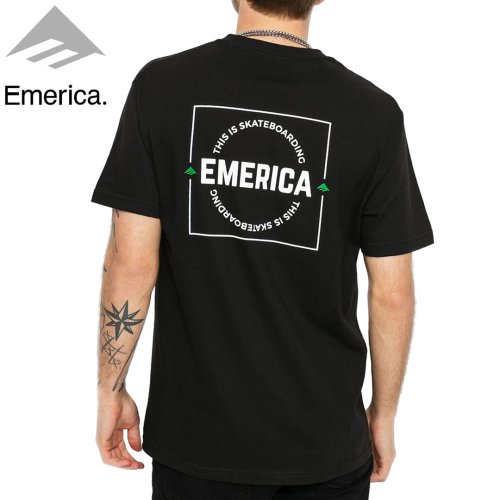 emerica t-shirt エメリカ tシャツ triangle embroidery 刺繍ロゴ 人気