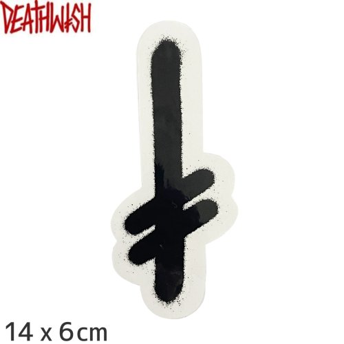 ڥǥå DEATHWISH ƥåGANG LOGO STICKER֥å/ۥ磻/14cm x 6cm NO155