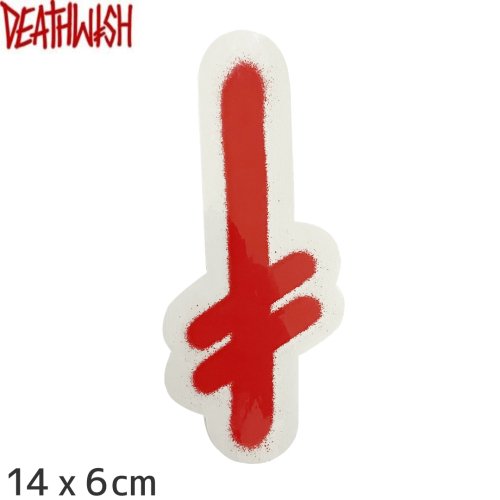 ڥǥå DEATHWISH ƥåGANG LOGO STICKERå/ۥ磻/14cm x 6cm NO156