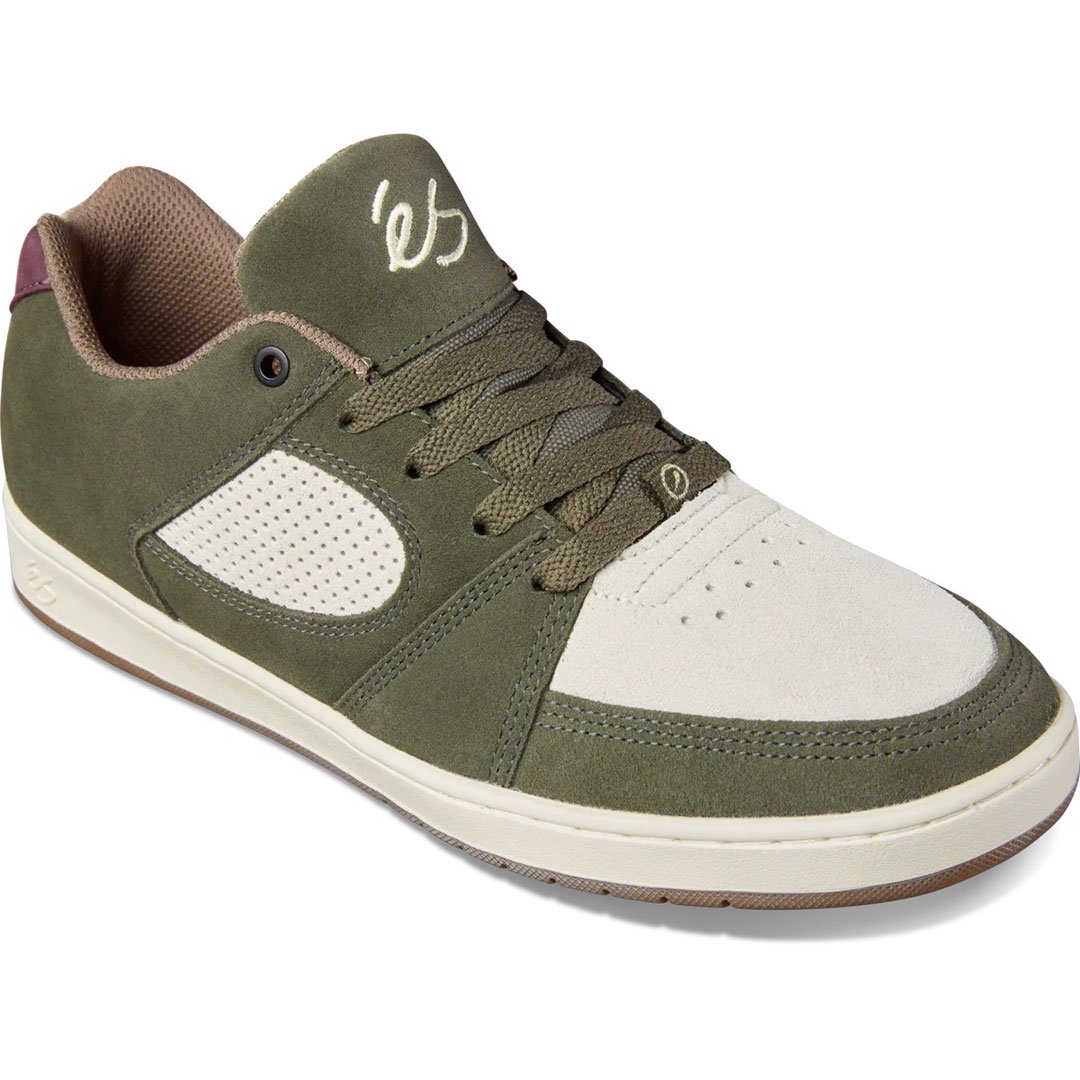 エス ES FOOTWEAR スケートシューズ スニーカー ACCEL SLIM SHOE OLIVE