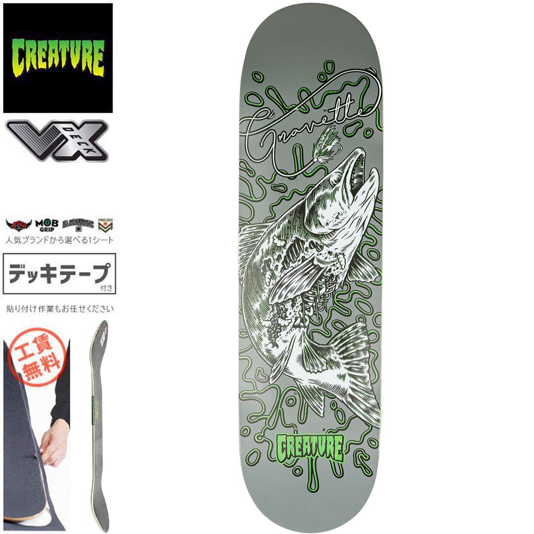 クリーチャー CREATURE スケートボード デッキ GRAVETTE KEEPSAKE VX