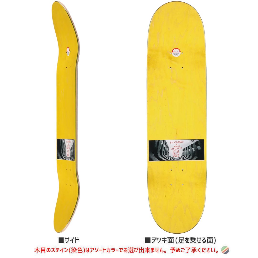 クルックド KROOKED スケートボード デッキ GONZ KASTLE DECK 8.62