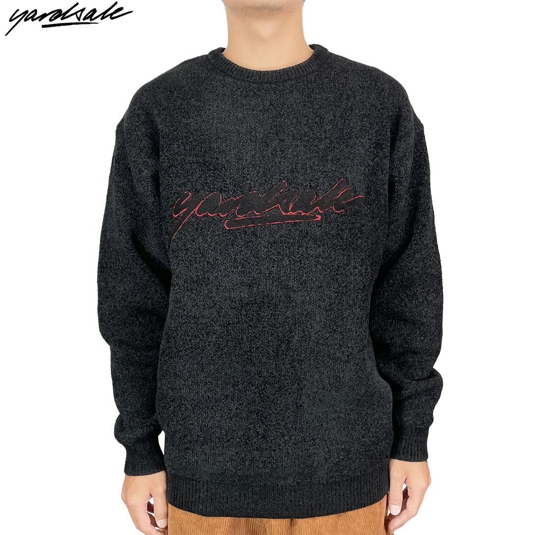 YARDSALE ヤードセール スケートボード セーター SCRIPT CHENILLE KNIT