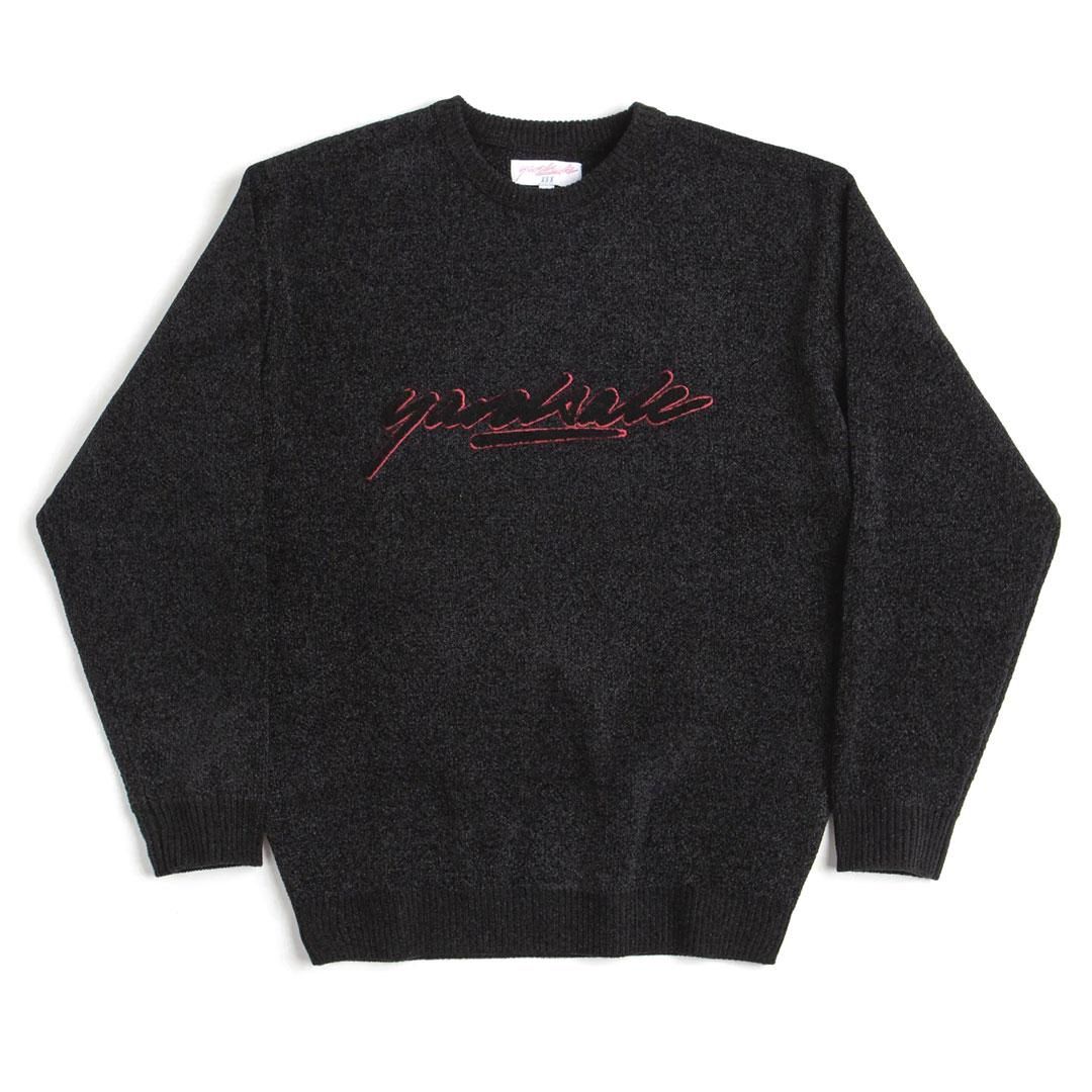 YARDSALE ヤードセール スケートボード セーター SCRIPT CHENILLE KNIT 