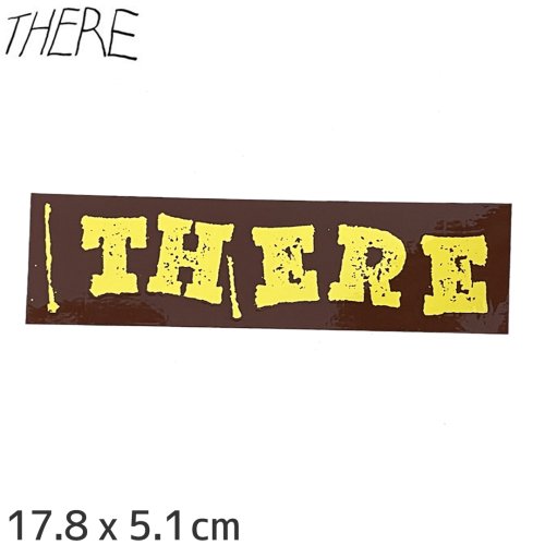 THERE  ܡ ƥåDSPH STICKER ֥饦/ 17.8 x 5.1cm NO7