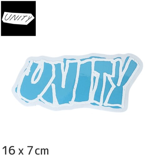 UNITY ˥ƥ ܡ ƥåLETTERS STICKER MD 饤ȥ֥롼/ۥ磻 16 x 7 cm NO5