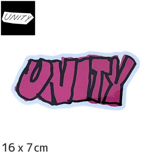 UNITY ˥ƥ ܡ ƥåLETTERS STICKER MD ѡץ/֥å 16 x 7 cm NO6