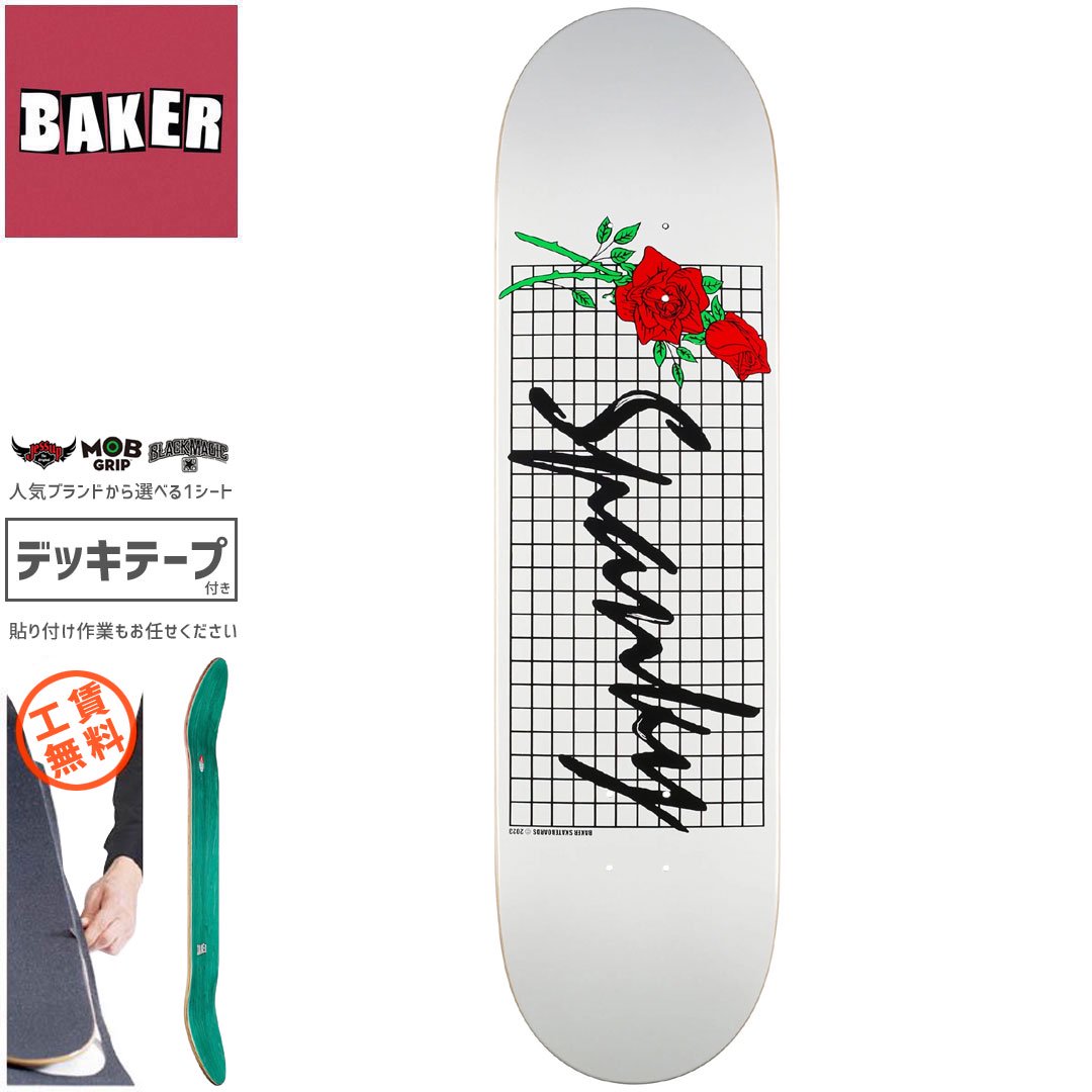 ベーカー BAKER スケートボード デッキ SPANKY ROSES DECK NO349