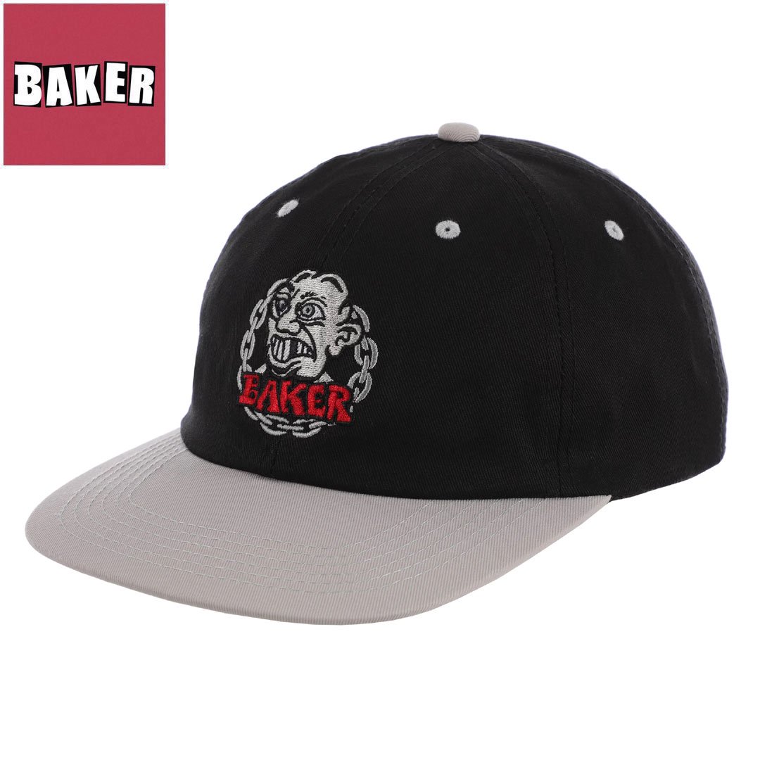 ベーカー BAKER スケートボード キャップ CHAIN SNAPBACK HAT ブラック