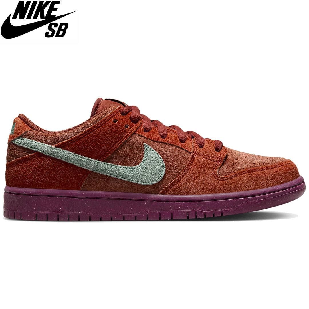 NIKE SB ナイキ エスビー スケートボード シューズ SB DUNK LOW PRO PRM ダンク ロー プロ プレミアム ミスティックレッド  NO188